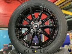 ホイール・タイヤ 14インチ新品Weds テッドSH(BK)4本set新品国産タイヤ