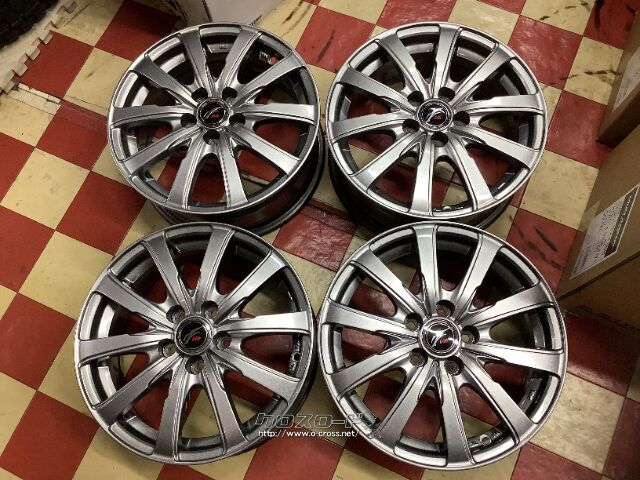 ホイール・15インチ美品Weds ファング（ガンメタ）4本set J65・2.78万