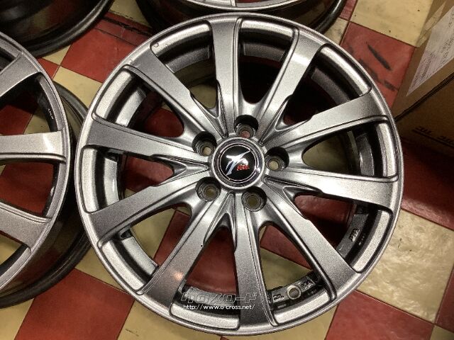 ホイール 15インチ美品Weds ファング(ガンメタ)4本set J65