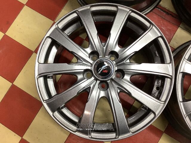 ホイール 15インチ美品Weds ファング(ガンメタ)4本set J65