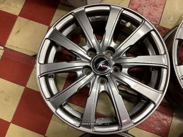 ホイール 15インチ美品Weds ファング(ガンメタ)4本set J65