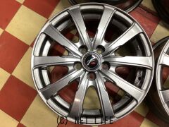 ホイール 15インチ美品Weds ファング(ガンメタ)4本set J65