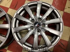 ホイール 15インチ美品Weds ファング(ガンメタ)4本set J65