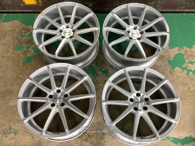 ホイール・20インチ中古MLJハイペリオンCVX（シルバー/P）4本set J77 