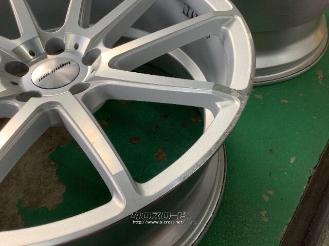 ホイール・20インチ中古MLJハイペリオンCVX（シルバー/P）4本set J77 