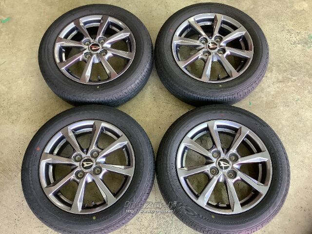 ホイール・タイヤ 14インチ現行 タントファンクロス 純正アルミ4本set中古タイヤ付 K36