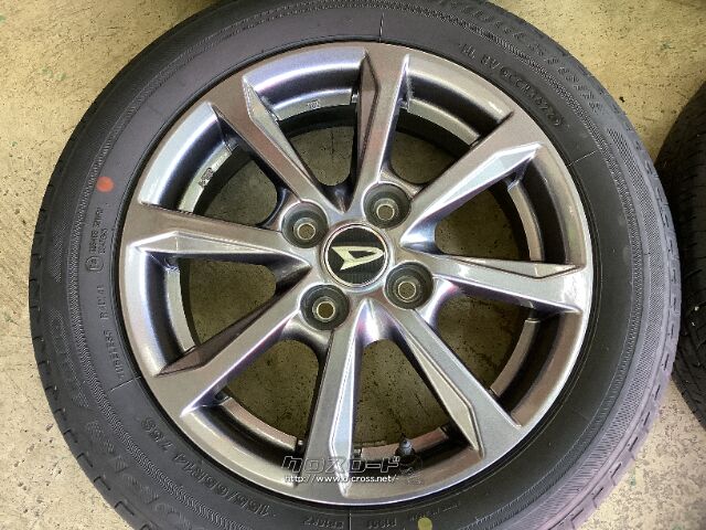 ダイハツ純正 14インチ 14 × 4.5J タイヤ付き155/65R14 ホイール・タイヤ・14インチ現行 タントファンクロス 純正アルミ