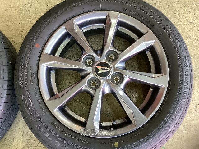 ホイール・タイヤ 14インチ現行 タントファンクロス 純正アルミ4本set中古タイヤ付 K36