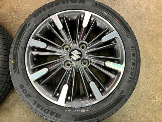 ホイール・タイヤ・15インチ良品スズキ スペーシア純正アルミ4本Set