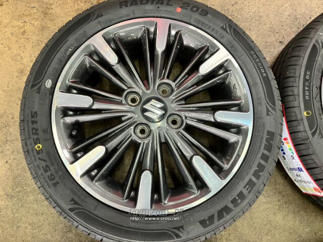 スペーシア純正15インチホイール　４本　ホイールのみ 楽天市場】【スズキ スペーシア 純正 中古アルミホイール】4本セット