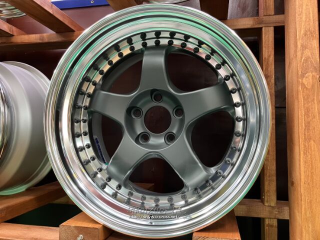ホイール・18インチ新品WORKマイスターS1 3P（マットカーボン×BKピアス 
