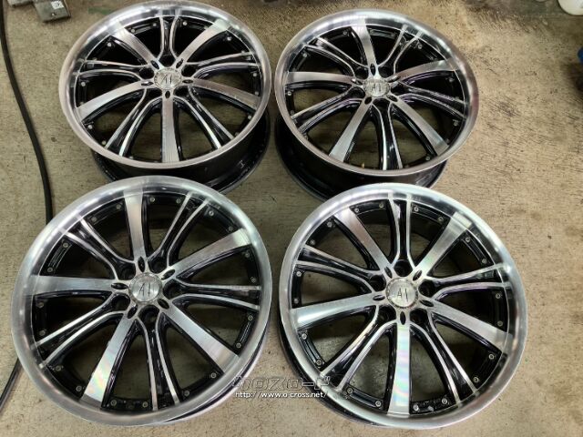 ホイール・19インチ中古アネーロコラソン ラーヴィ 4本Set J68・ご成約 