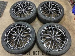 ホイール・タイヤ・19インチ中古Wedsレオニス SK(PBMC)4本Set