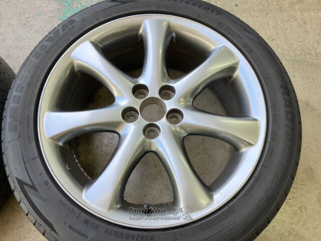 ウィッシュ 17インチ ホイール 激安 中古 4本セット】 トヨタ ウィッシュ 10系 2.0Z 純正
