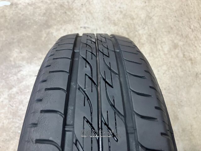 タイヤ・14インチ中古ブリヂストン155/65R14 1本×6部取り付け工賃込T15 