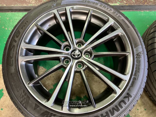 86純正ホイールタイヤセット4本 17インチ 5穴 215/45R17 黒 Yahoo!オークション -「トヨタ86 純正 ホイール」(5穴) (17