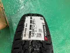 ホイール・タイヤ 12インチ新品Weds　ネオキャロマルチスチール(BK)4本Set新品タイヤ