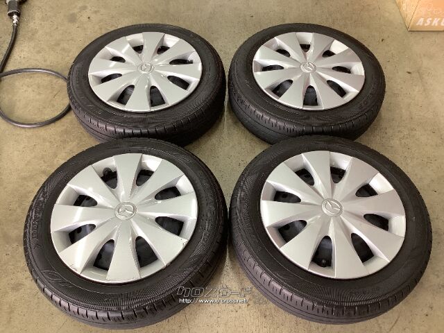 中古スチールホイール14X4.5マツダフレア純正、スズキワゴンR純正　4本セット ホイール・タイヤ・14インチ中古マツダフレアワゴン純正スチール
