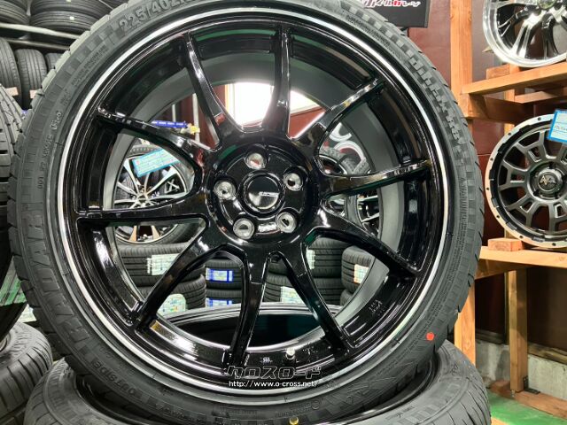 ホイール・タイヤ・18インチ特価GスピードP06（リムP）4本set新品 