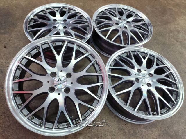 ホイール・17インチ中古ロクサーニマルチフォルケッタ4本SetK61