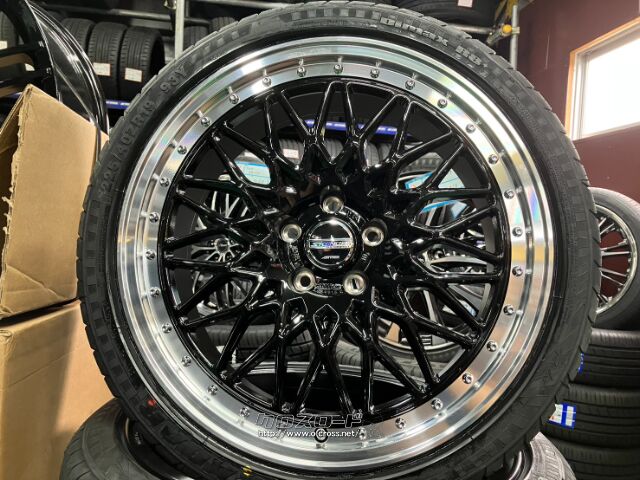ホイール・タイヤ・19インチ特価シュタイナーFTX（BK）4本Set新品 