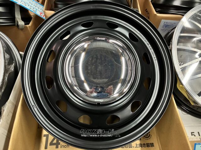 ホイール・タイヤ・14インチ新品WEDS ネオキャロ（BK）4本set新品