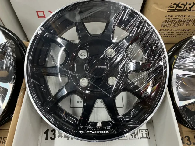 ホイール・タイヤ・13インチ新品GスピードP06（リムP） 4本set新品 