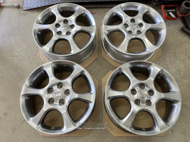 【最終お値下げ！】トヨタ エスティマ純正アルミ 17インチ×4本 中古品 中古 17インチ アルミ トヨタ エスティマ 純正 4本セット<BR