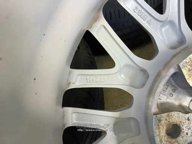 ホイール・タイヤ・15インチ中古日産シルビアS15純正アルミ4本