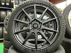 ホイール・タイヤ 18インチ新品サーキュラーC10R（マットガンメタ）４本Set新品タイヤ