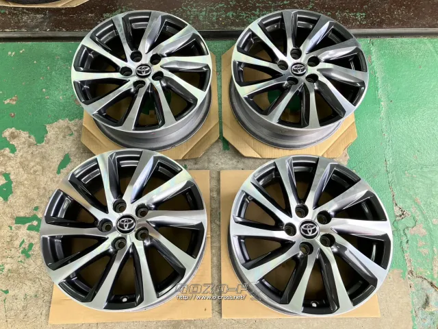 トヨタ 17インチ ホイール シルバー アルファード30系 4本セット ホイール・17インチ中古トヨタアルファード30系前期純正アルミ4