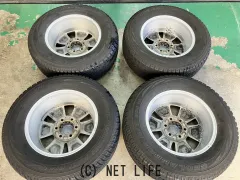 ホイール・タイヤ 17インチ中古トヨタハイラックス125系 純正アルミ4本Set中古タイヤ付J49