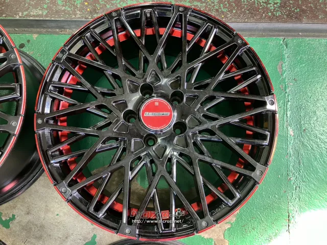 ホイール・18インチ中古シュティッヒレグザスフォーブス（BK/RED