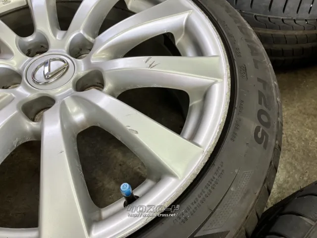 ホイール・タイヤ・17インチ中古レクサス IS 純正アルミ4本Setバリ溝 