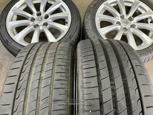 ホイール・タイヤ・17インチ中古レクサス IS 純正アルミ4本Setバリ溝