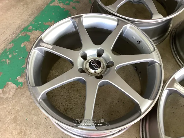 ヨコハマ　AVS model7 18インチ 程度良好品】ヨコハマ AVS モデル7 18in 7.5J +45 PCD114.3 4本