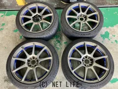 ホイール・タイヤ 18インチ中古ウェッズスポーツSA-70 4本Set中古タイヤ付J75