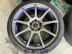 ホイール・タイヤ 18インチ中古ウェッズスポーツSA-70 4本Set中古タイヤ付J75