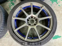 ホイール・タイヤ 18インチ中古ウェッズスポーツSA-70 4本Set中古タイヤ付J75