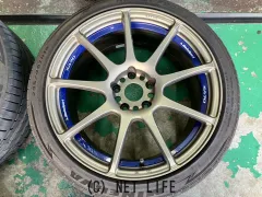 ホイール・タイヤ 18インチ中古ウェッズスポーツSA-70 4本Set中古タイヤ付J75