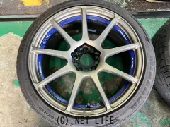 ホイール・タイヤ 18インチ中古ウェッズスポーツSA-70 4本Set中古タイヤ付J75