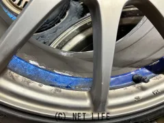 ホイール・タイヤ 18インチ中古ウェッズスポーツSA-70 4本Set中古タイヤ付J75