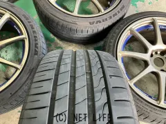 ホイール・タイヤ 18インチ中古ウェッズスポーツSA-70 4本Set中古タイヤ付J75