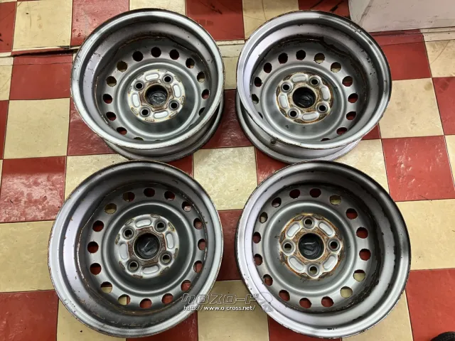 ホイール・12インチ中古ダイハツハイゼット 純正スチールホイール4本