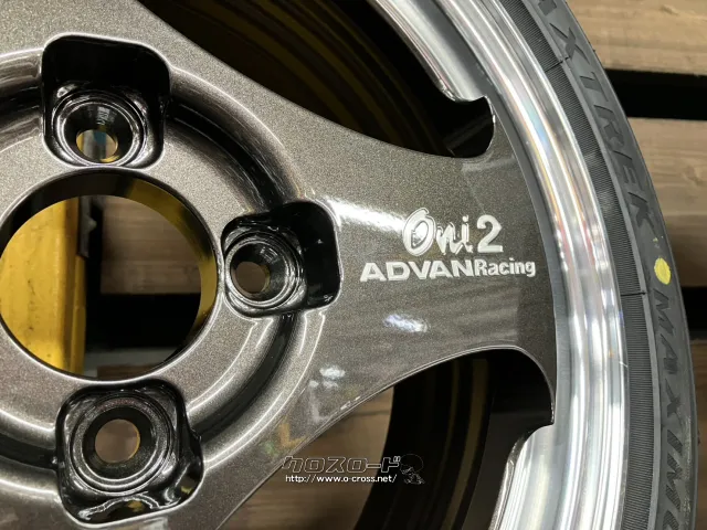ホイール・タイヤ 15インチ新品アドバンレーシングOni2(MBG)4本Set新品タイヤ付