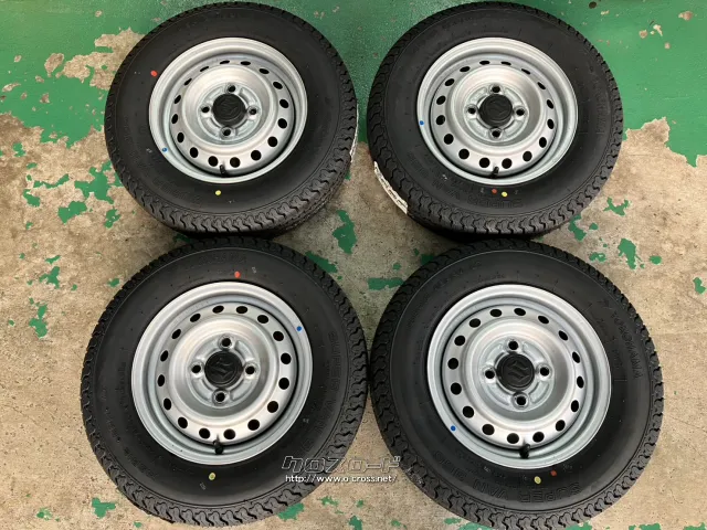 ホイール・タイヤ 12インチ美品スズキエブリィ純正スチール 4本set新品タイヤK39