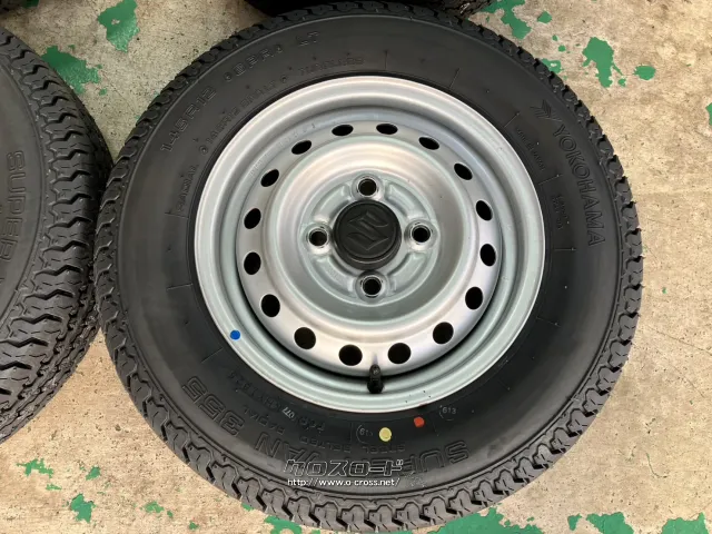 ホイール・タイヤ 12インチ美品スズキエブリィ純正スチール 4本set新品タイヤK39