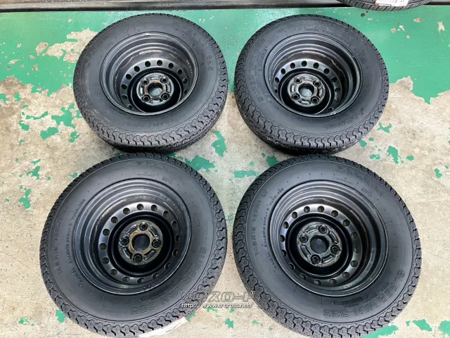 ホイール・タイヤ 12インチ美品スズキエブリィ純正スチール 4本set新品タイヤK39
