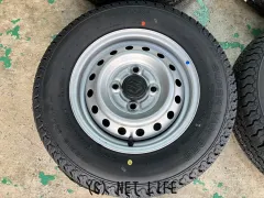 ホイール・タイヤ 12インチ美品スズキエブリィ純正スチール 4本set新品タイヤK39