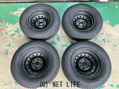 ホイール・タイヤ 12インチ美品スズキエブリィ純正スチール 4本set新品タイヤK39